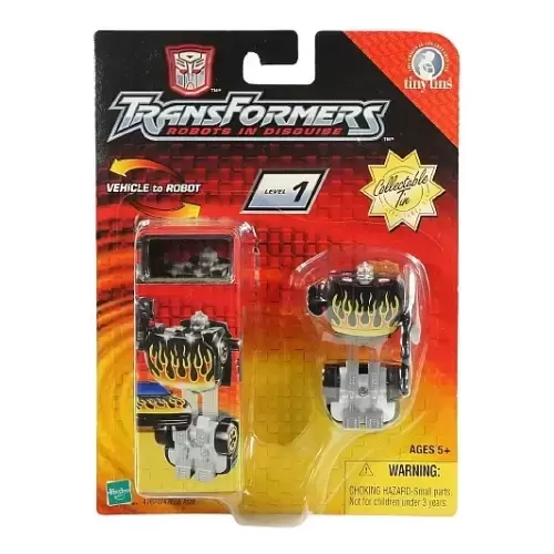 Transformers Robots in Disguise (RID 2001) - Hot Shot (Tiny Tin)