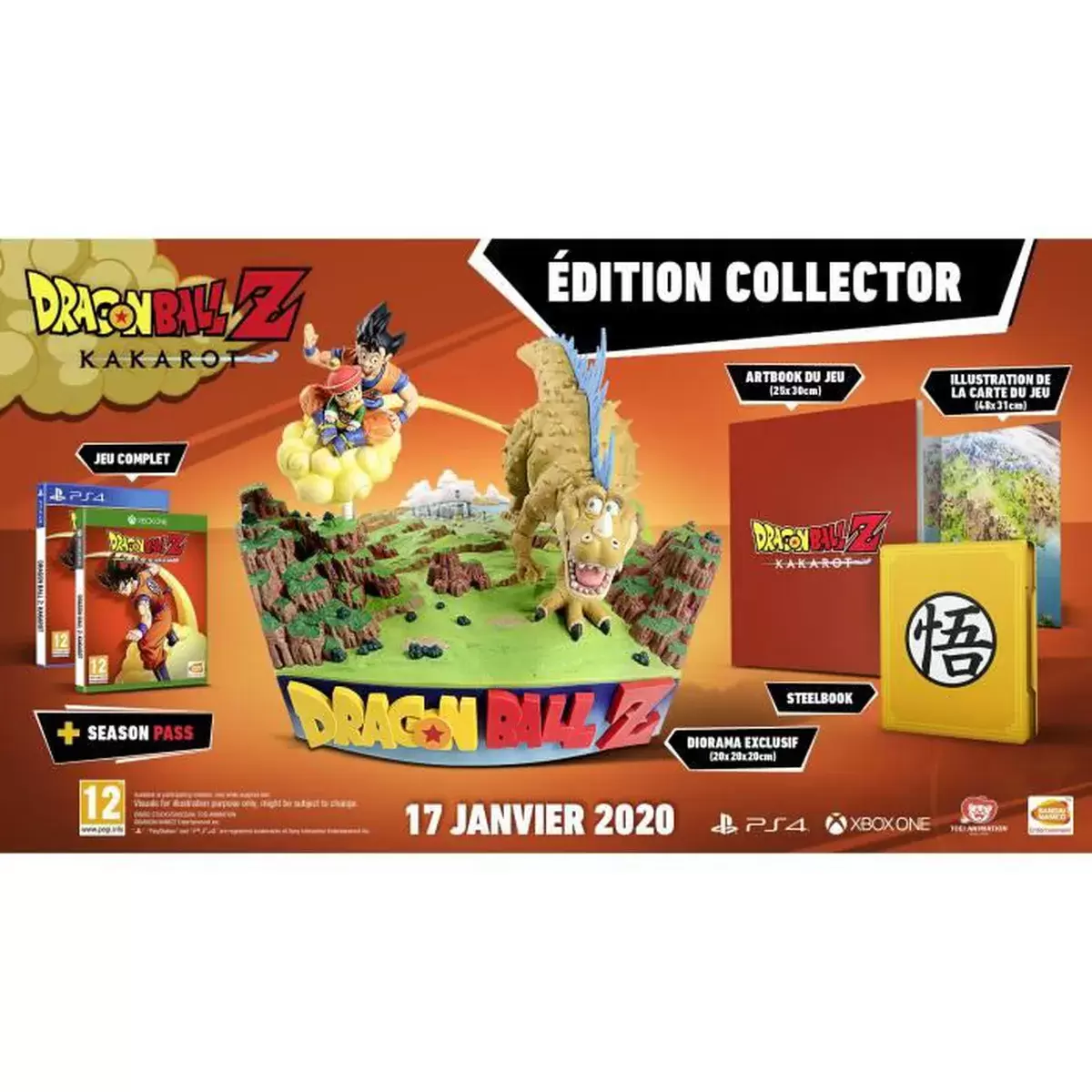 Jeux PS4 - Dragon Ball Z Kakarot - Édition Collector