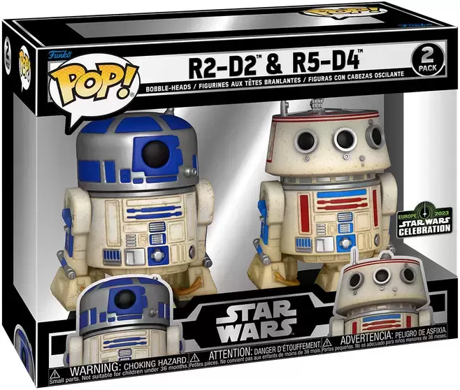POP! Star Wars - 2 Pack R2-D2 & R5-D4