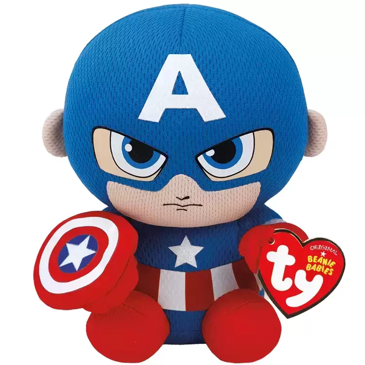 Ty Beanie Baby - Marvel - Captain America