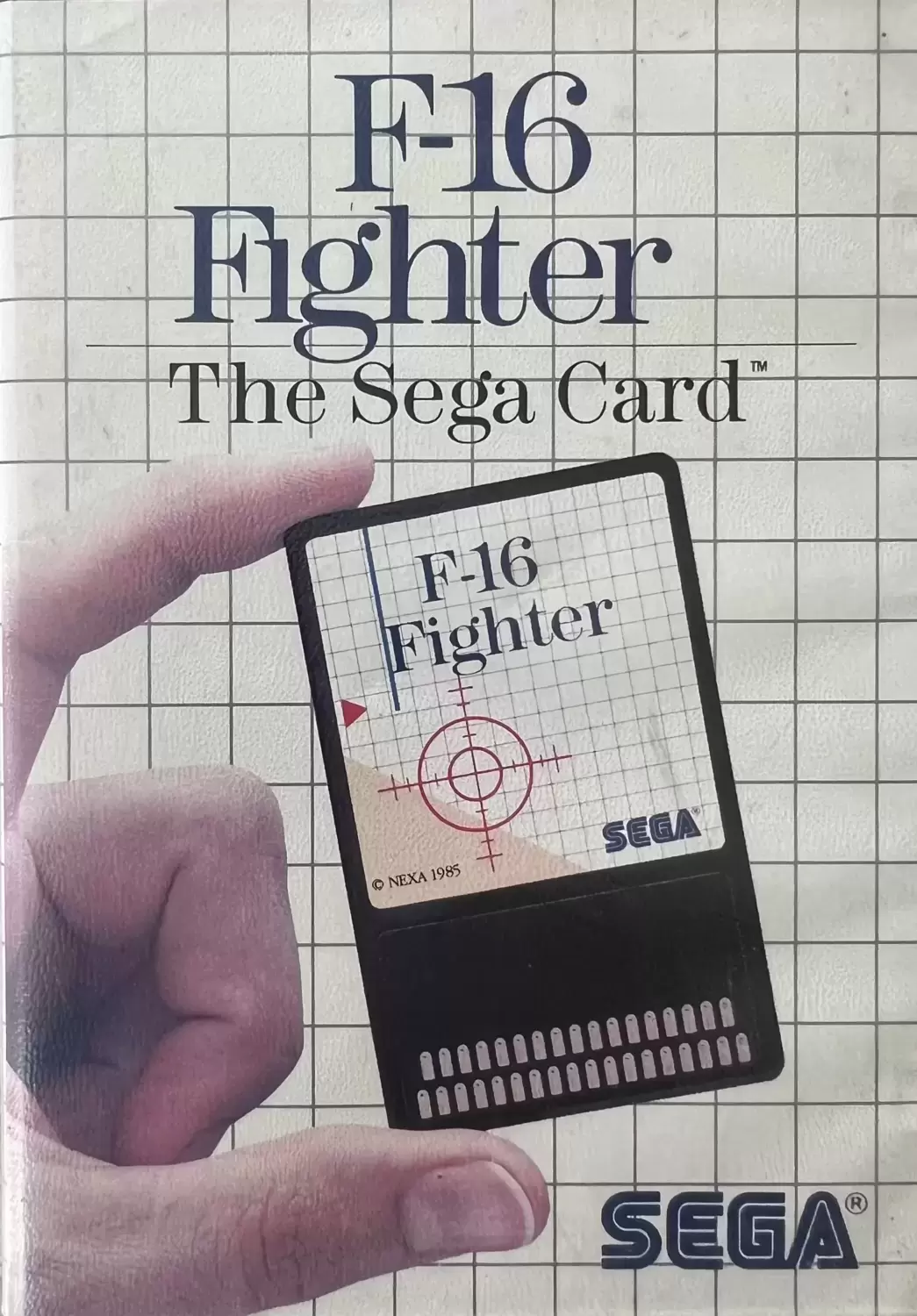 SEGA Master System Games - F-16 Fighter Card