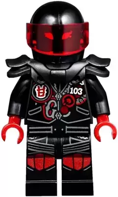 LEGO Ninjago Minifigures - Mr. E - Biker Vest with Number 103