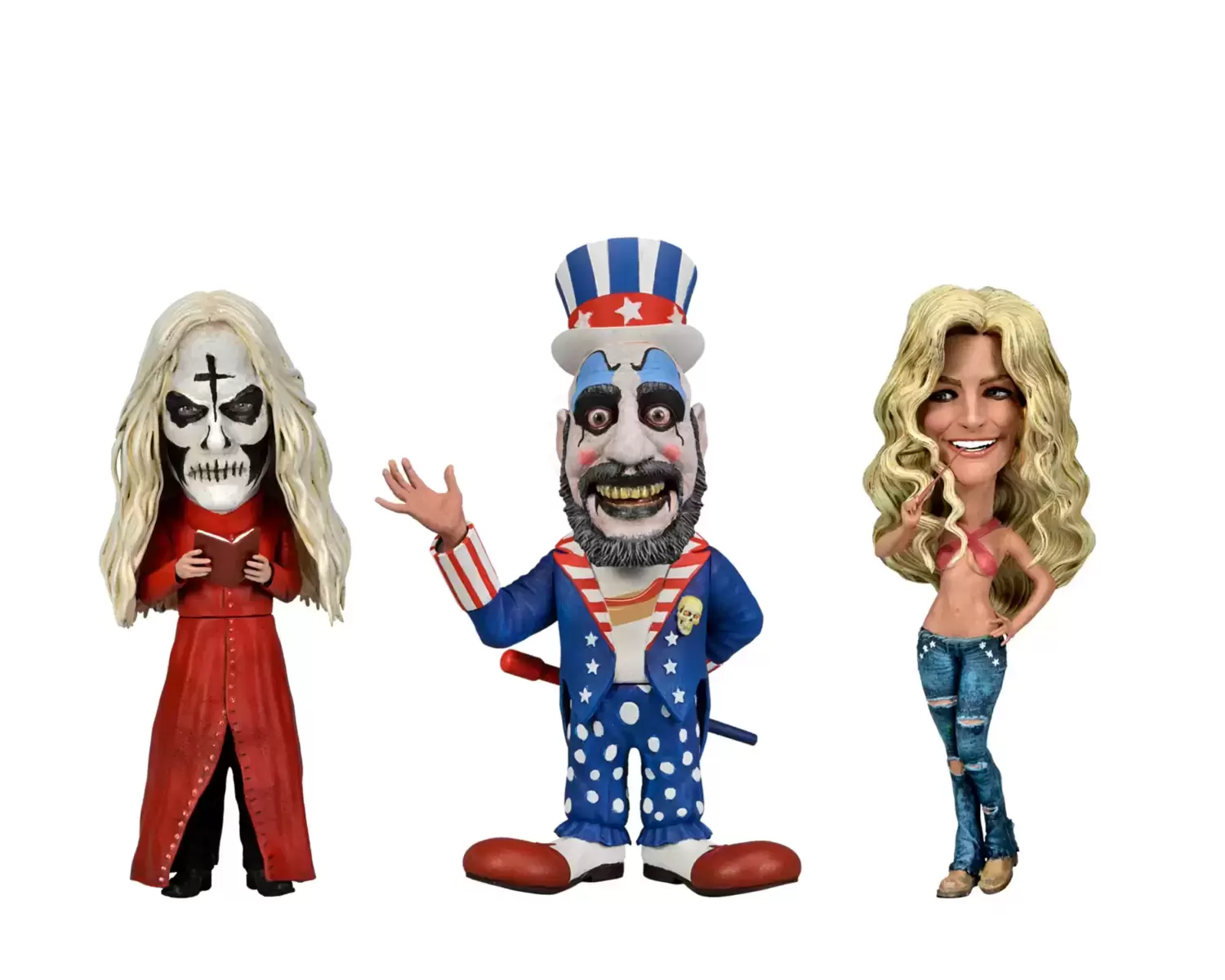 NECA - House of 1000 Corpses 20th Anniversary - Little Big Head 3 Pack