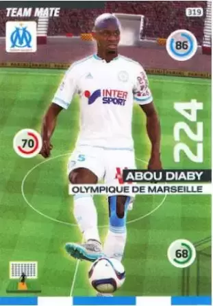 Adrenalyn XL : 2015-2016 (France) - Abou Diaby - Olympique de Marseille