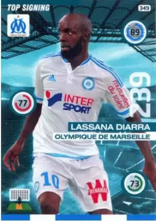 Adrenalyn XL : 2015-2016 (France) - Lassana Diarra - Olympique de Marseille