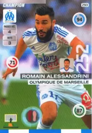Adrenalyn XL : 2015-2016 (France) - Romain Alessandrini - Olympique de Marseille