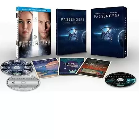 Autres Films - Passengers Blu-Ray+DVD+Bonus+Script+Cartes Postales