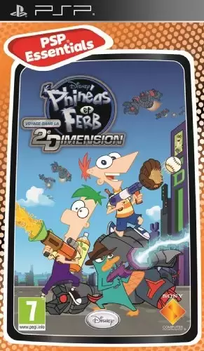 Jeux PSP - Phineas & Ferbs - Essentials