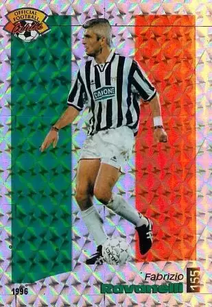 Panini U.N.F.P. Football Cards 1995-1996 - Fabrizio Ravanelli - Juventus