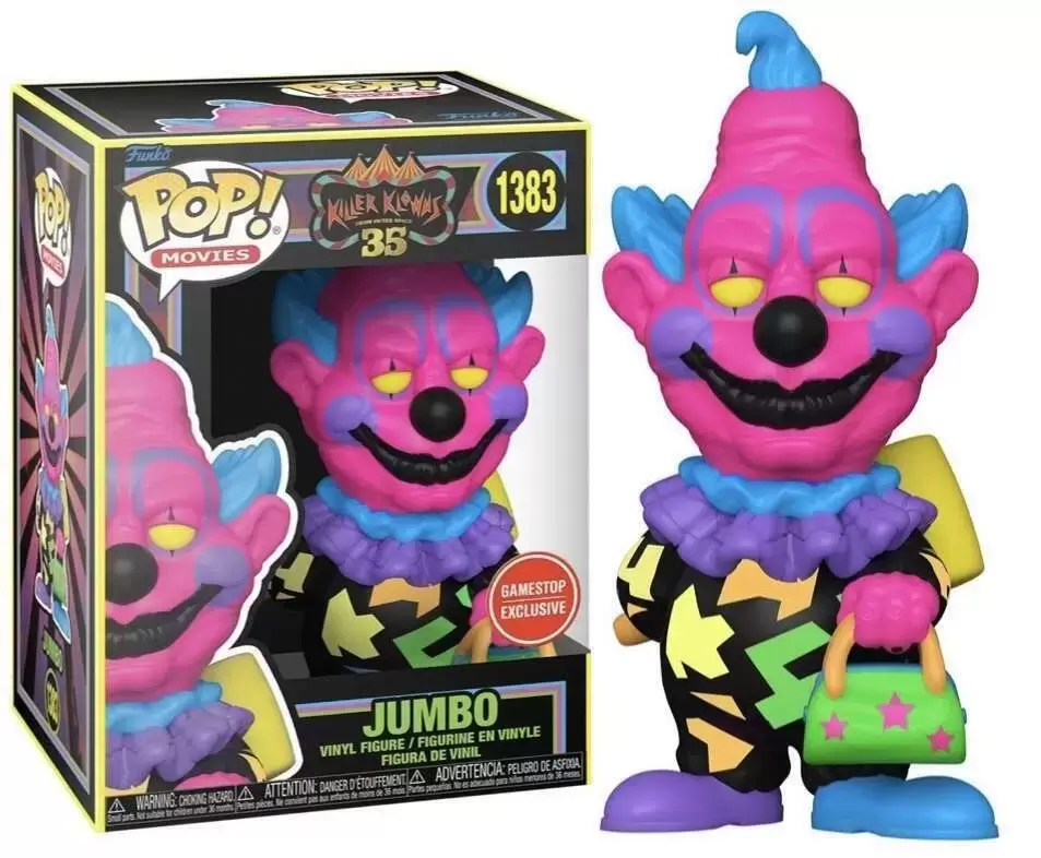 POP! Movies - Killer Klowns from Outer Space - Jumbo Blacklight
