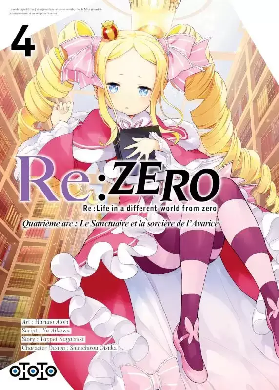 Re:Zero - Tome 4