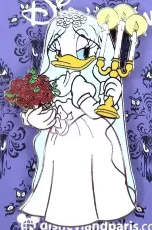Disney - Pins Open Edition - DLP - Phantom Manor - Daisy Duck - Constance the Bride