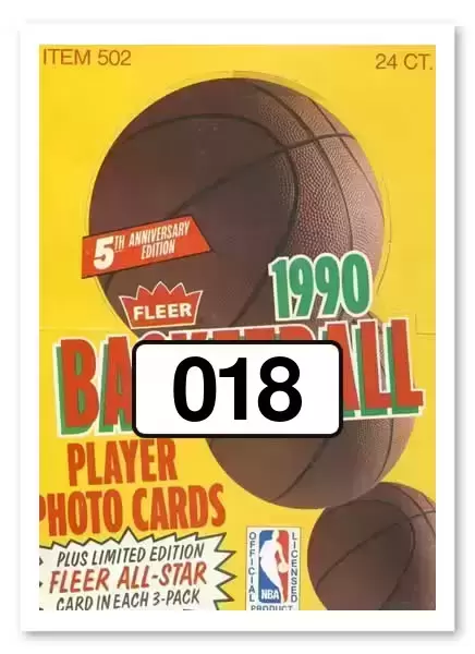 Fleer 1990-91 Basketball NBA - Dell Curry