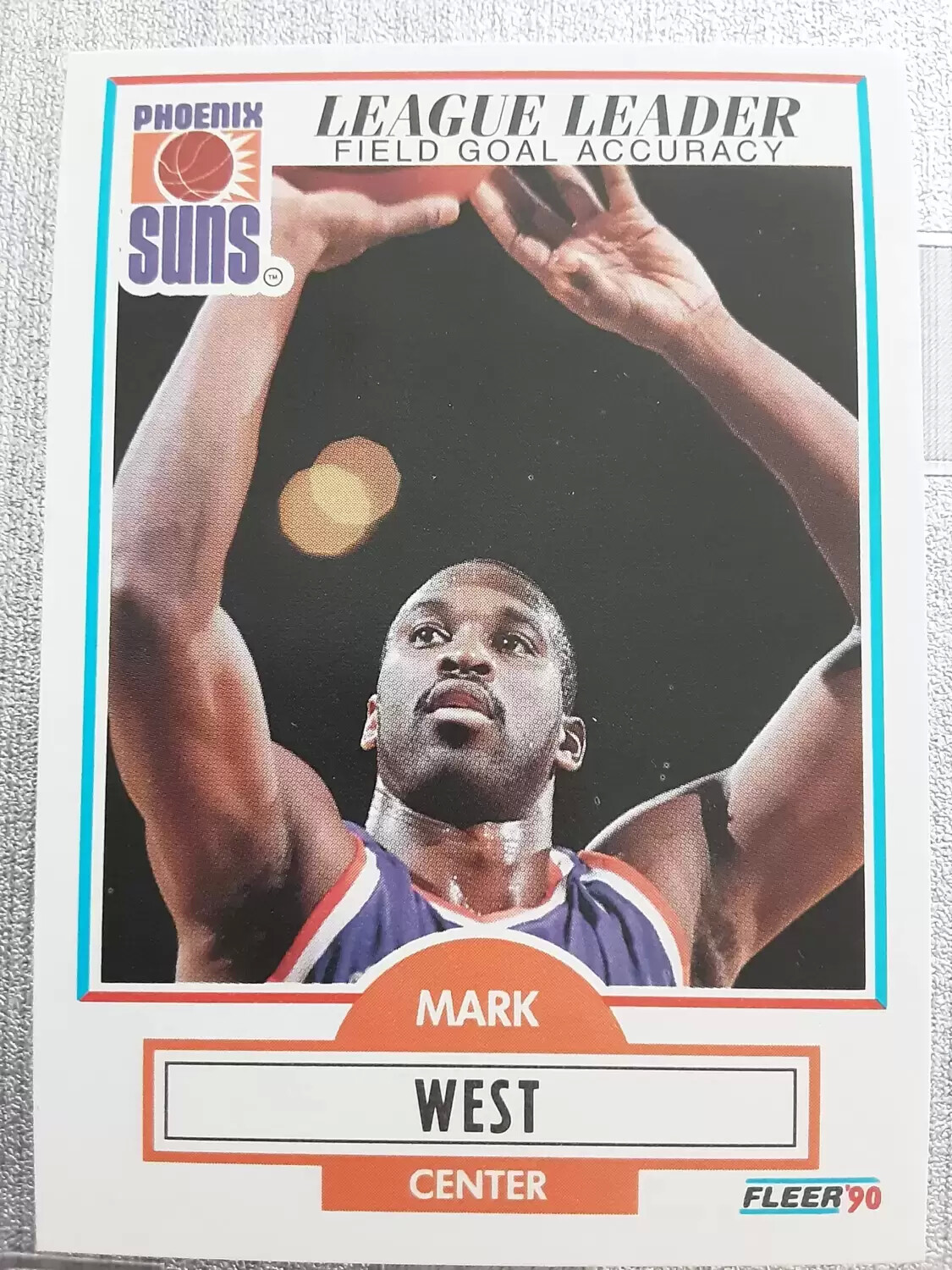 Fleer 1990-91 Basketball NBA - Mark West
