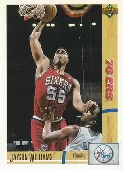 Upper D.E.C.K - NBA Basketball 91-92 Edition - US Version - Jayson Williams