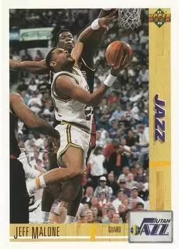 Upper D.E.C.K - NBA Basketball 91-92 Edition - US Version - Jeff Malone
