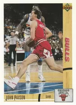Upper D.E.C.K - NBA Basketball 91-92 Edition - US Version - John Paxson