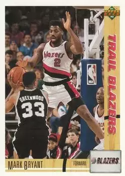 Upper D.E.C.K - NBA Basketball 91-92 Edition - US Version - Mark Bryant