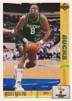 Upper D.E.C.K - NBA Basketball 91-92 Edition - US Version - Moses Malone