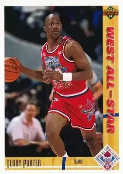 Upper D.E.C.K - NBA Basketball 91-92 Edition - US Version - Terry Porter AS