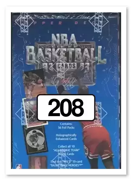 Upper D.E.C.K - NBA Basketball 92-93 Edition - US Version - A.J. English