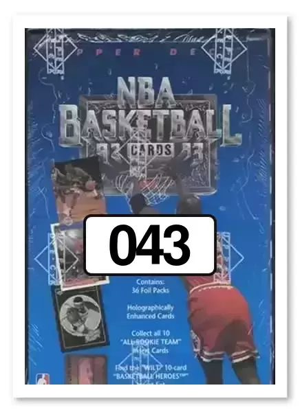 Upper D.E.C.K - NBA Basketball 92-93 Edition - US Version - Kendall Gill CL