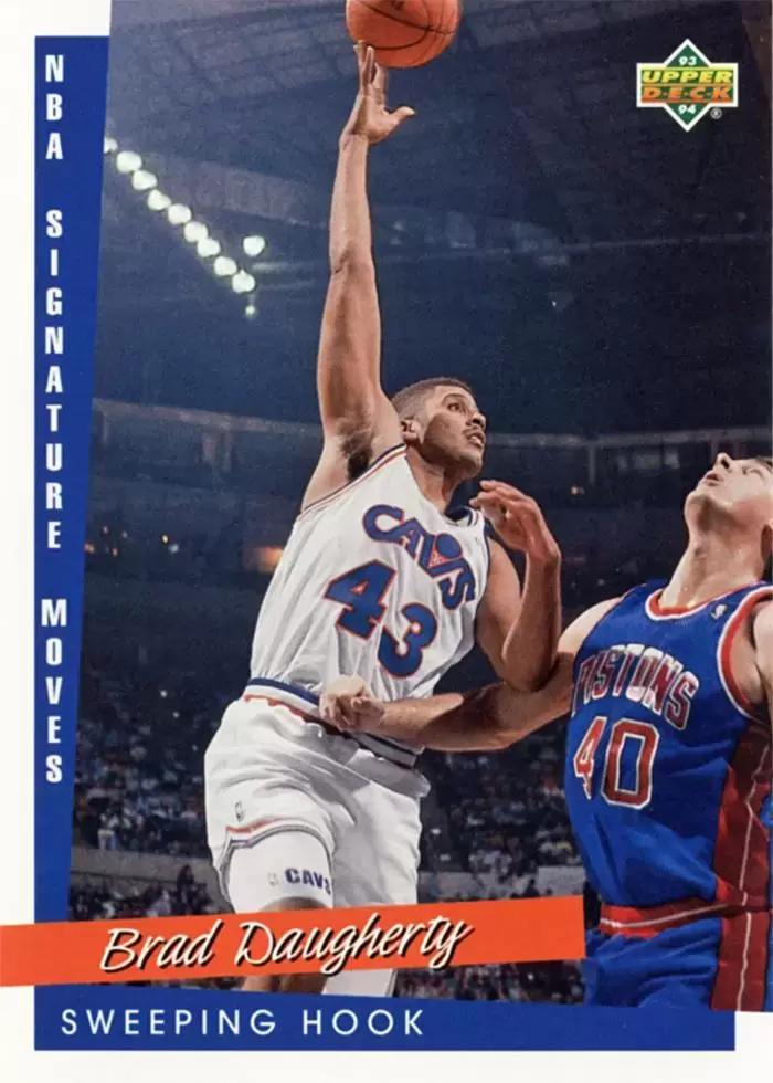 Upper D.E.C.K - NBA Basketball 93-94 Edition - US Version - Brad Daugherty SM