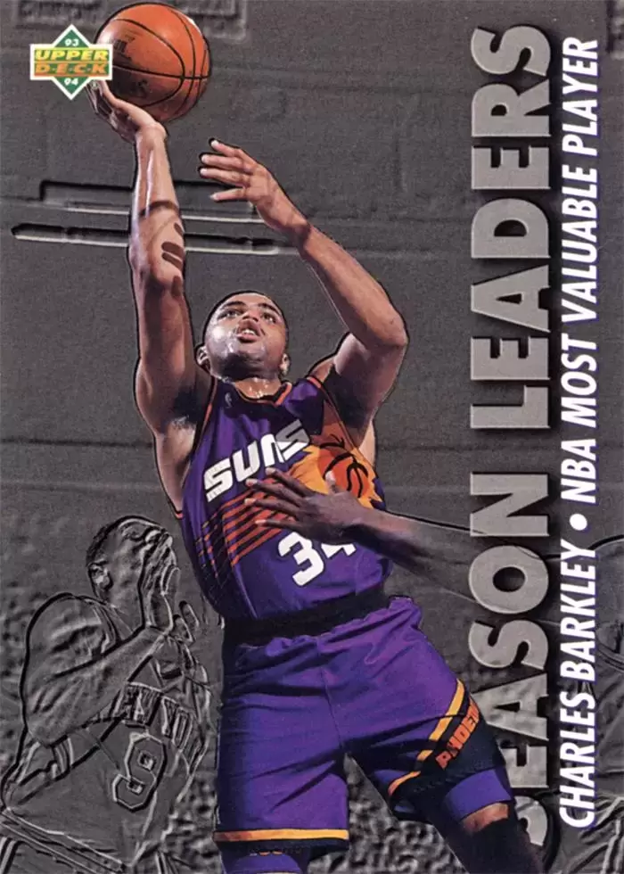 Upper D.E.C.K - NBA Basketball 93-94 Edition - US Version - Charles Barkley SL, MVP