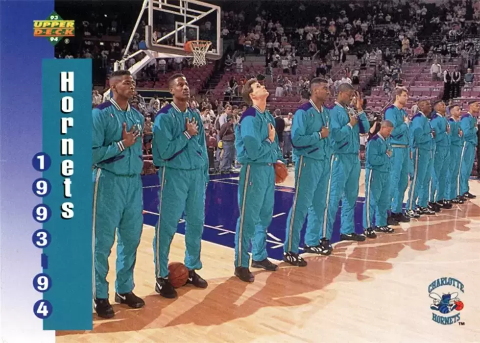 Charlotte Hornets SCH 1993 94 Upper D.E.C.K NBA Basketball Edition US Version card 212