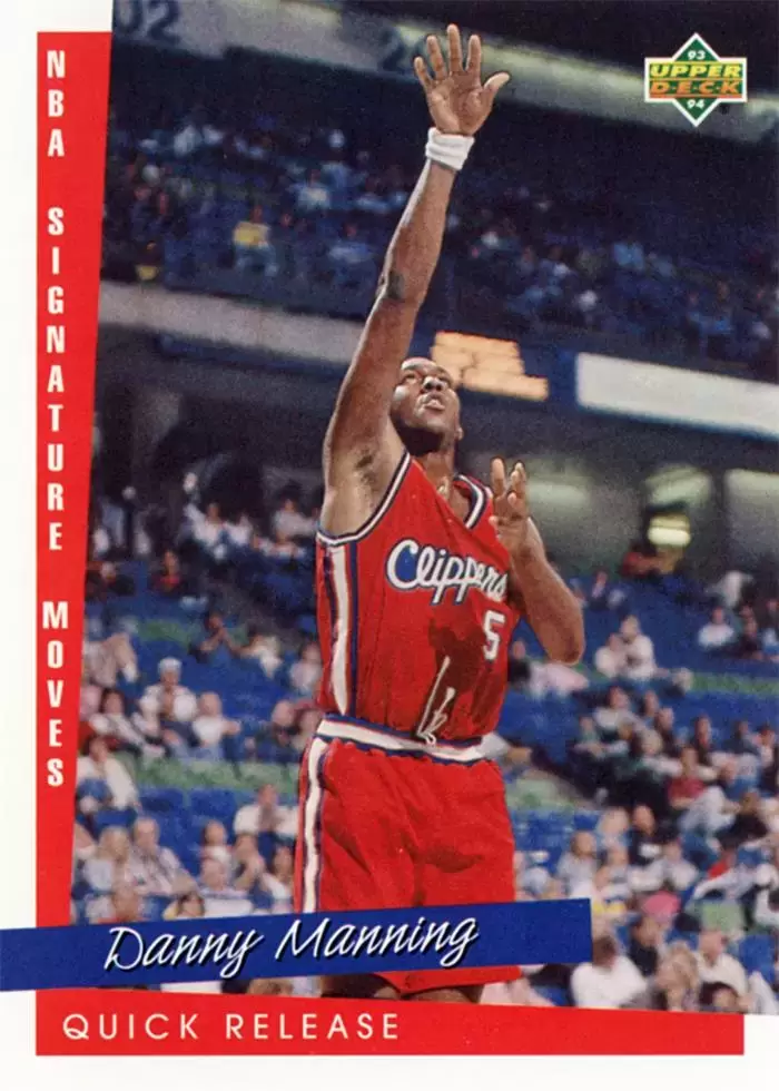Upper D.E.C.K - NBA Basketball 93-94 Edition - US Version - Danny Manning SM