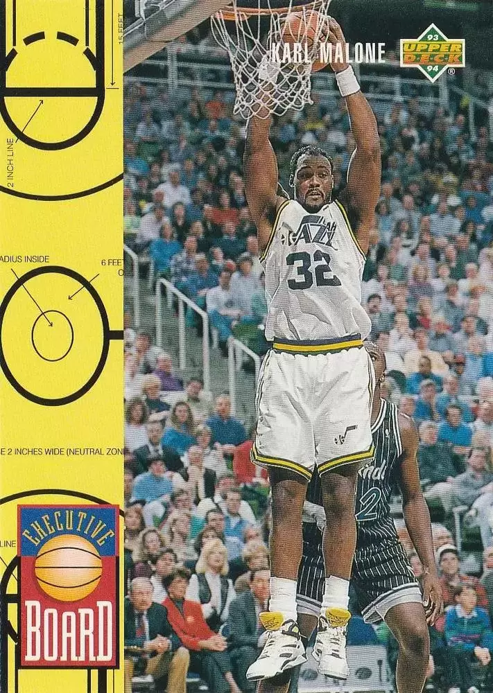 Upper D.E.C.K - NBA Basketball 93-94 Edition - US Version - Karl Malone EB