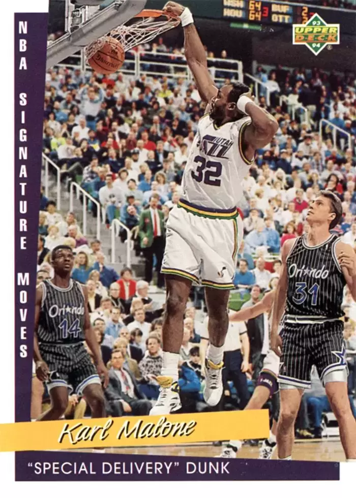 Upper D.E.C.K - NBA Basketball 93-94 Edition - US Version - Karl Malone SM