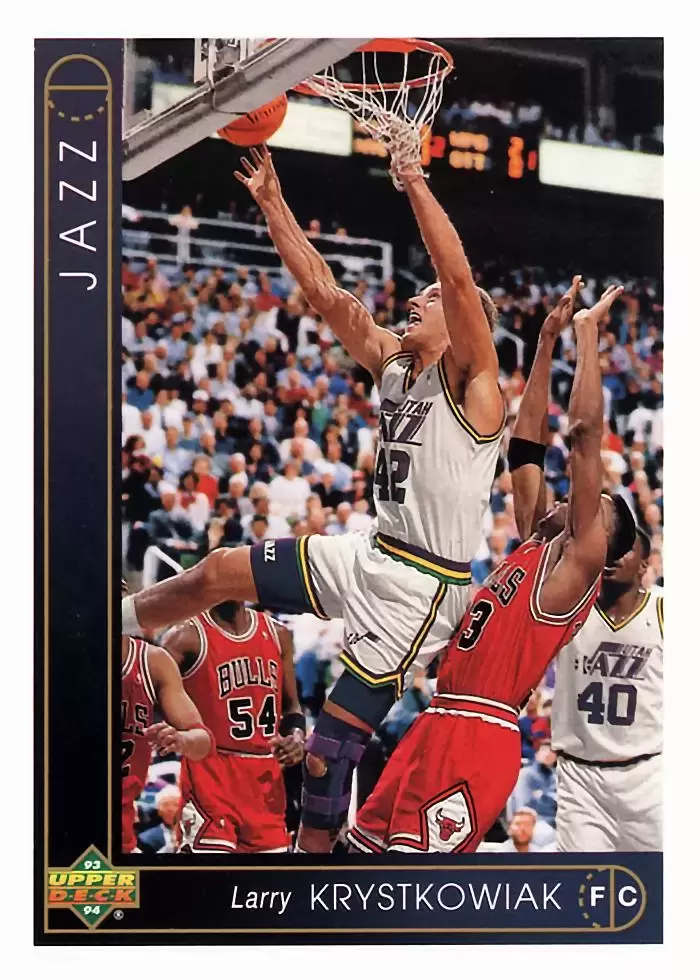 Upper D.E.C.K - NBA Basketball 93-94 Edition - US Version - Larry Krystkowiak