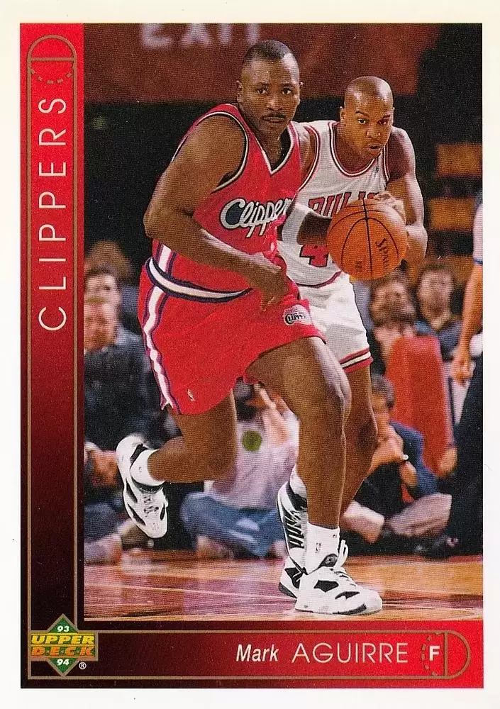 Upper D.E.C.K - NBA Basketball 93-94 Edition - US Version - Mark Aguirre