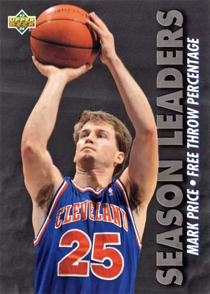 Upper D.E.C.K - NBA Basketball 93-94 Edition - US Version - Mark Price SL