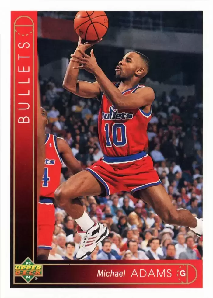 Upper D.E.C.K - NBA Basketball 93-94 Edition - US Version - Michael Adams