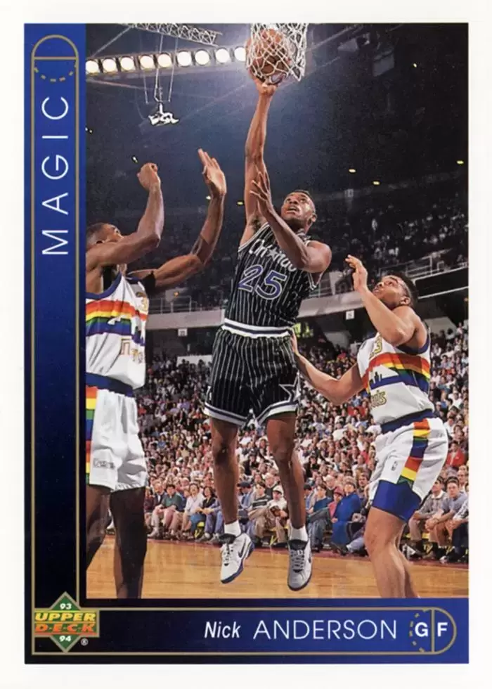 Upper D.E.C.K - NBA Basketball 93-94 Edition - US Version - Nick Anderson