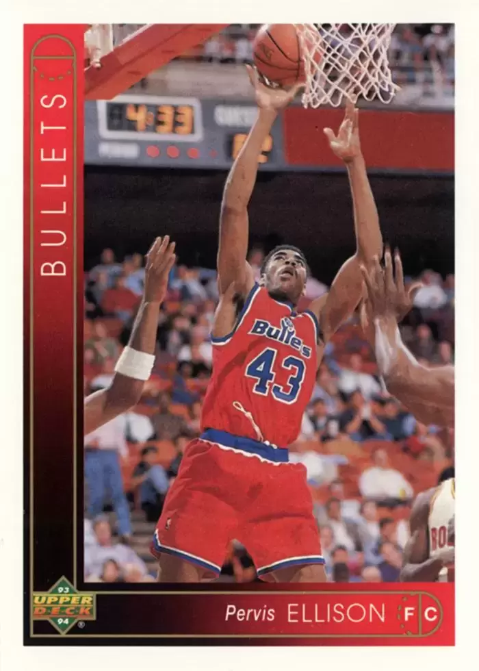 Upper D.E.C.K - NBA Basketball 93-94 Edition - US Version - Pervis Ellison