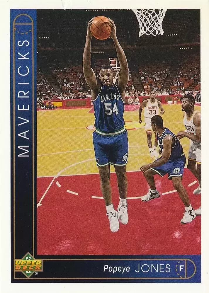 Upper D.E.C.K - NBA Basketball 93-94 Edition - US Version - Popeye Jones RC