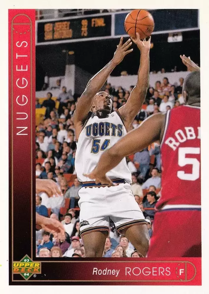 Upper D.E.C.K - NBA Basketball 93-94 Edition - US Version - Rodney Rogers RC