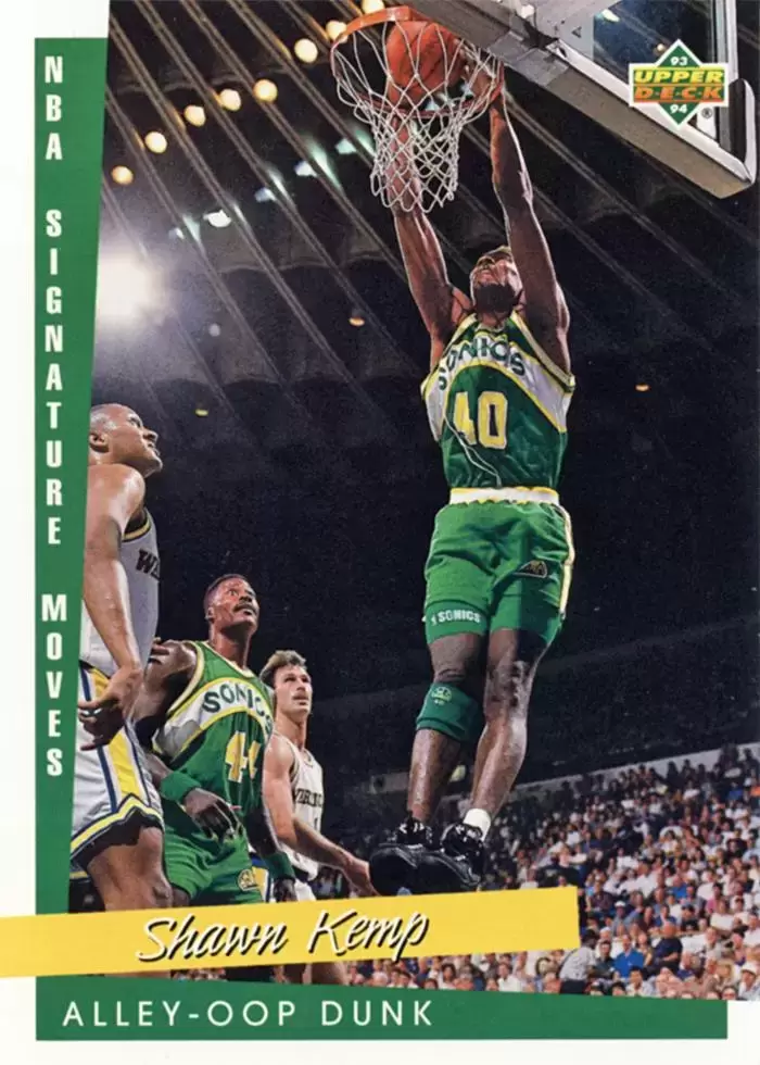 Upper D.E.C.K - NBA Basketball 93-94 Edition - US Version - Shawn Kemp SM