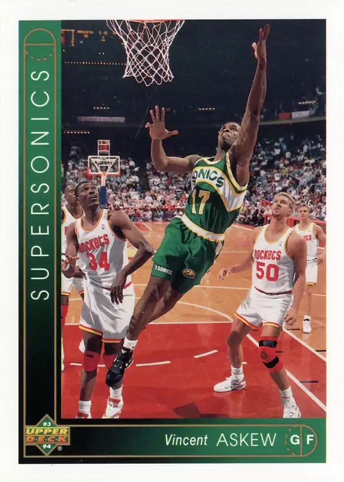 Upper D.E.C.K - NBA Basketball 93-94 Edition - US Version - Vincent Askew