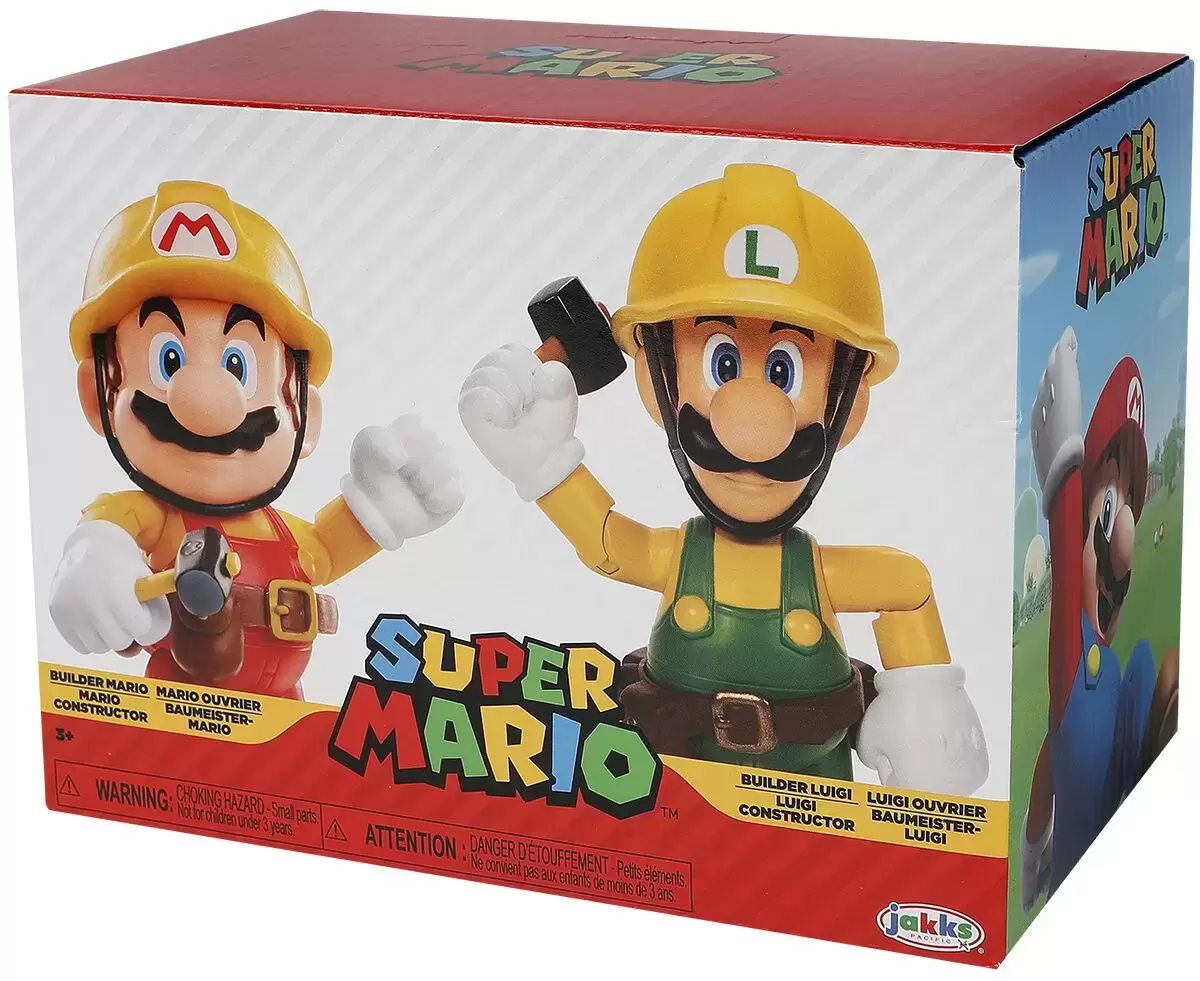 World of Nintendo - Super Mario - Builder Mario & Builder Luigi