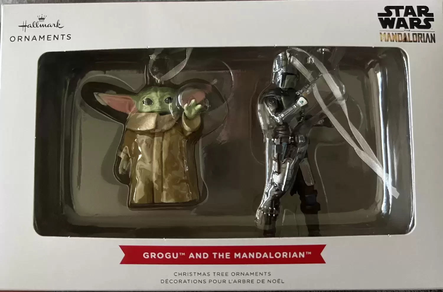 Grogu and The Mandalorian Ornament - Hallmark Keepsake Ornament - Star Wars  action figure
