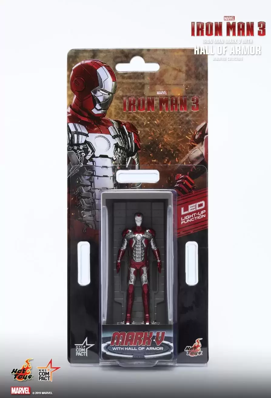 MMS Compact (Movie MasterPiece Compact) - Iron Man 3 - Mark V (Hall of Armor)