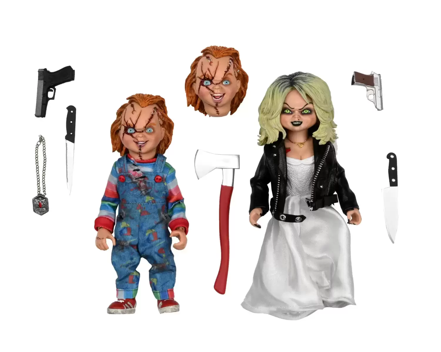 NECA - Bride of Chucky - Chucky and Tiffany 2-Pack Clothed