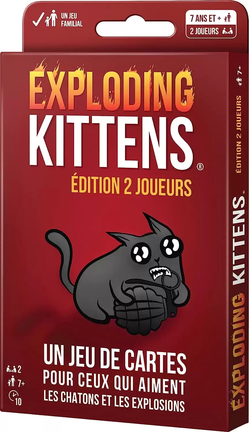 Exploding Kittens - Exploding Kittens : Édition 2 Joueurs
