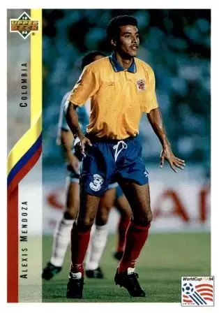 World Cup USA 1994 - Upper Deck - Alexis Mendoza - Colombia