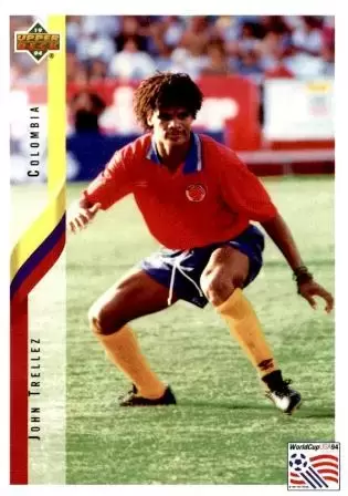 World Cup USA 1994 - Upper Deck - John Trellez - Colombia