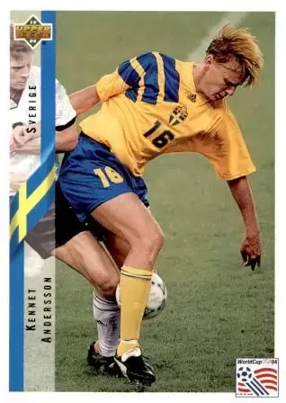 World Cup USA 1994 - Upper Deck - Kennet Andersson - Sweden